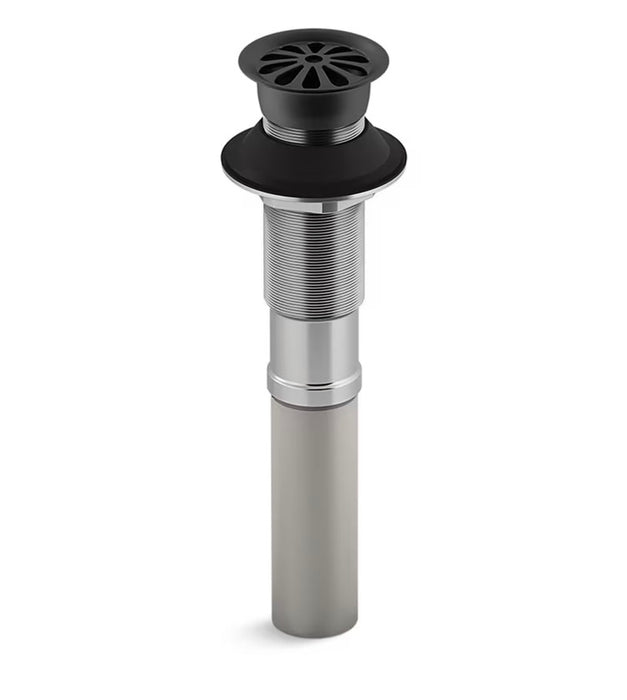 KOHLER Bathroom 2.125-Inch Sink Grid Drain Without Overflow, Matte Black (new)