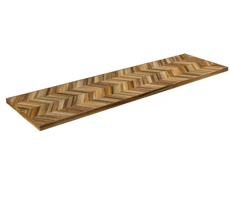 Belanger Laminates Inc BL CenterPointe 72 in. / 6'Acacia Chevron Butcher Block Countertop