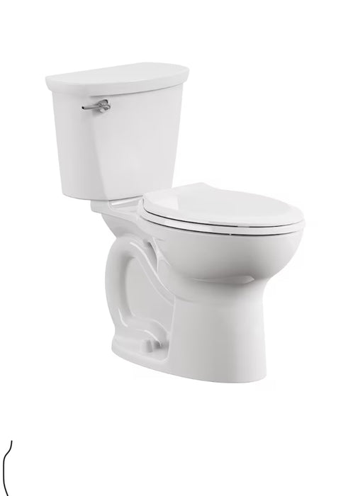 American Standard Cadet 2-Piece 4.8 Lpf Single Flush Chair Height Elongated Toilet in White