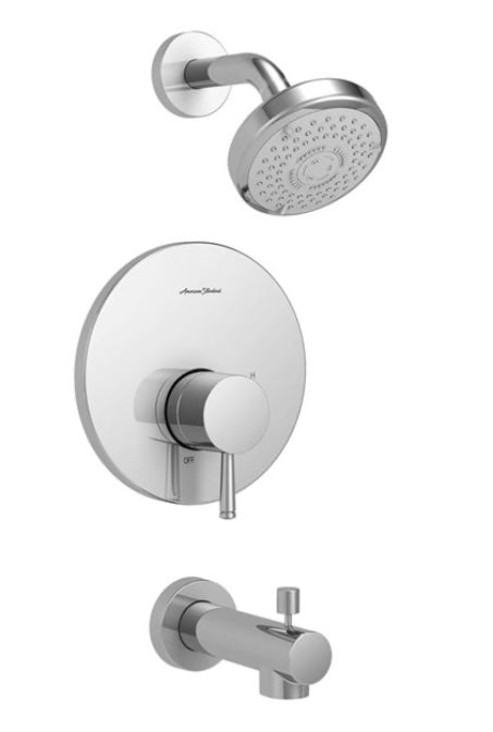 American Standard Serin Polished Chrome Tub and Shower Trim Set (New)