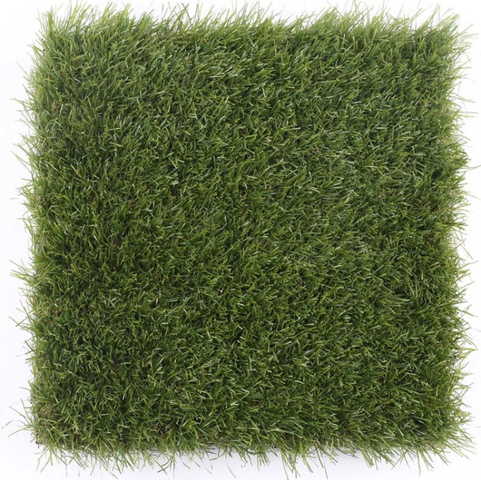 12" x 12" Composite Interlocking Deck Tile in Zoysia Grass