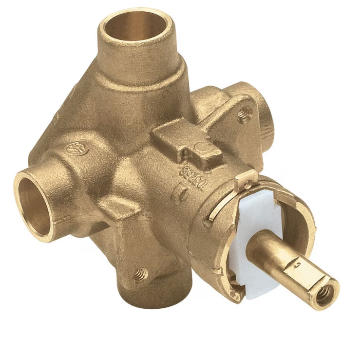 MOEN Brass Rough-In Posi-Temp Pressure-Balancing Cycling Tub and Shower Valve - 1/2-inch CC Connection