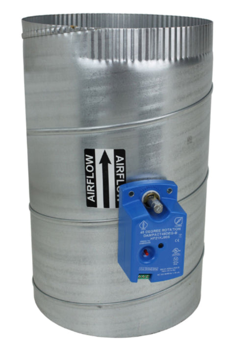 Carrier Damper 8" Round: Precision Airflow Control