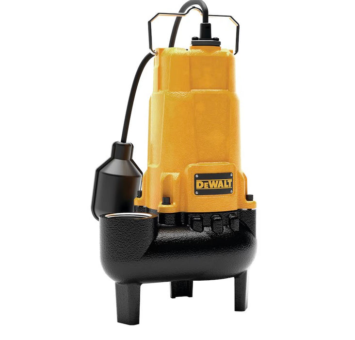 DEWALT 3/4HP Auto Cast Iron Sewage Pump (new)