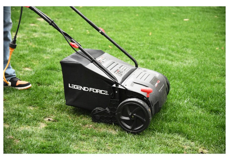 Legend Force 12.6-inch 12 Amp Corded Electric Lawn Scarifier and Dethatcher