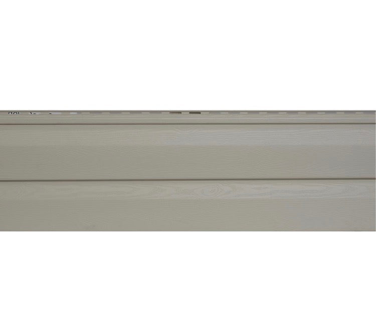 ABTCO Cedar Creek (D5D) Double Dutchlap 5-inch x 144-inch Horizontal Antique Ivory Exterior Vinyl Siding Panels (20/Box)