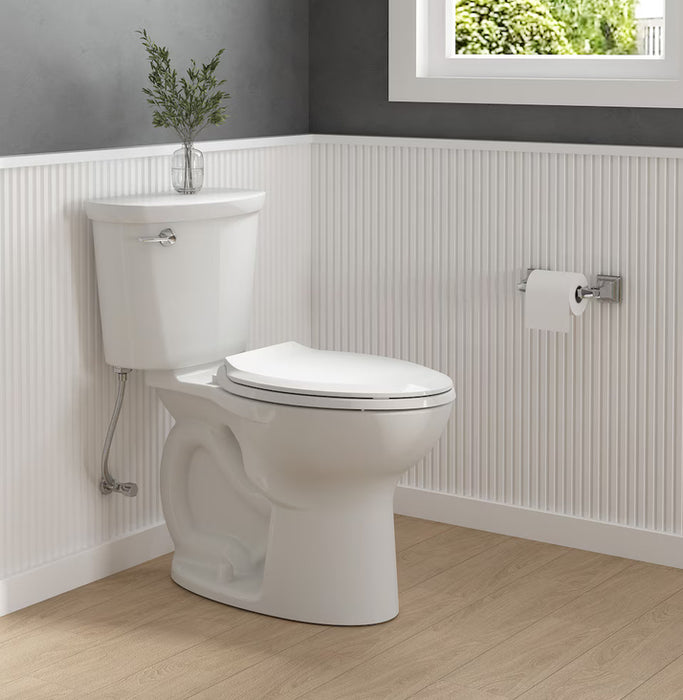 American Standard Cadet 2-Piece 4.8 Lpf Single Flush Chair Height Elongated Toilet in White