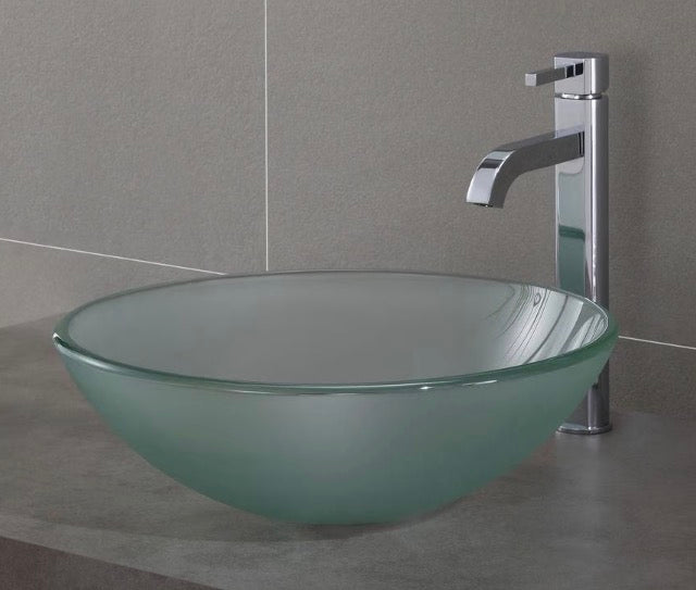 Kraus Rainfall Single Hole 1-Handle High Arc Bathroom Faucet in Chrome with Lever Handle (NEW)