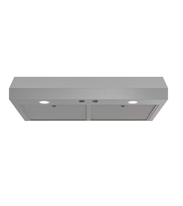 Broan 30-Inch Under Cabinet Range Hood, ENERGY STAR, 350 Max Blower CFM, Stainless Steel (New)