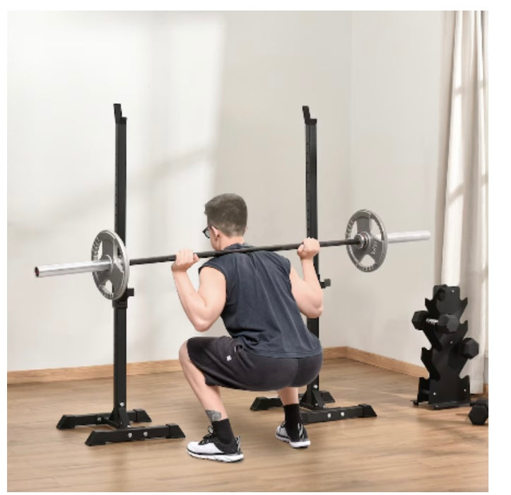 Adjustable Barbell Power Rack Stand (new)