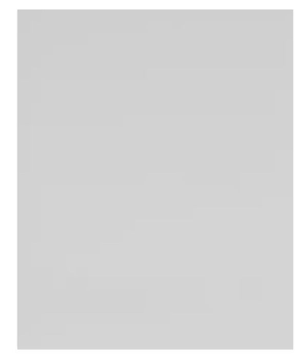 Eurostyle Alexandria, Oxford & Florence 24-inch x 34.5-inch White Finishing Panel for Kitchen Cabinets