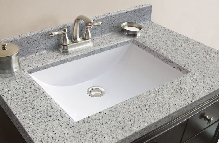 Magick Woods 31-Inch W x 22-Inch D Granite Vanity Top in Napoli with Wave Bowl