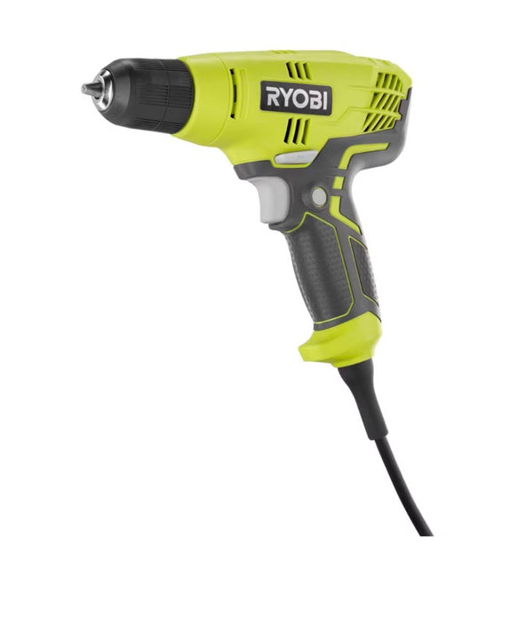 RYOBI 5.5-Amp Corded 3/8-inch Variable Speed Compact Drill/Driver with Bag (New)