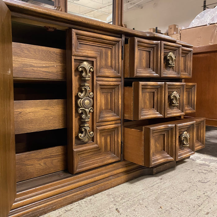 Carved Wood Vanity