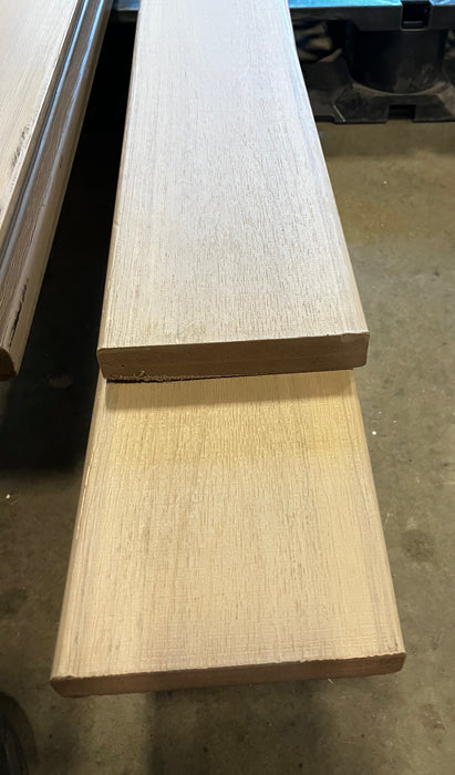 TimberTech Landmark Advanced PVC - 1 In. x 6 In. x 16 ft. - French White Oak Solid Composite Decking Board (New)