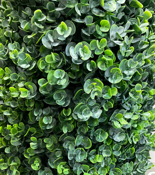 Nearly Natural 57in. Eucalyptus Topiary Artificial Tree in Slate Planter (Indoor/Outdoor)(New)