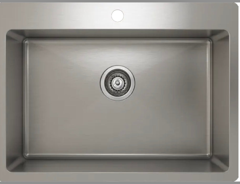 ProChef
ProInox H75 27" Stainless Steel Topmount Contemporary Style Single Bowl Kitchen Sink