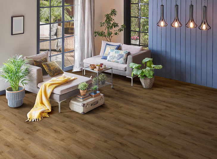 MSI Stone ULC High Trak Pro Plus Albany Oak 30MIL 9 in. x 48 in. x 8mm Luxury Vinyl Flooring (20.95 Sqft./Case)