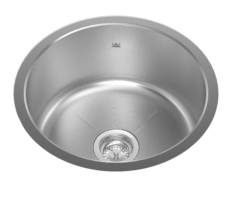 Kindred Collection 18.13-in LR x 18.13-in FB x 9-in DP Undermount Single Bowl Stainless Steel Hospitality Sink (new)