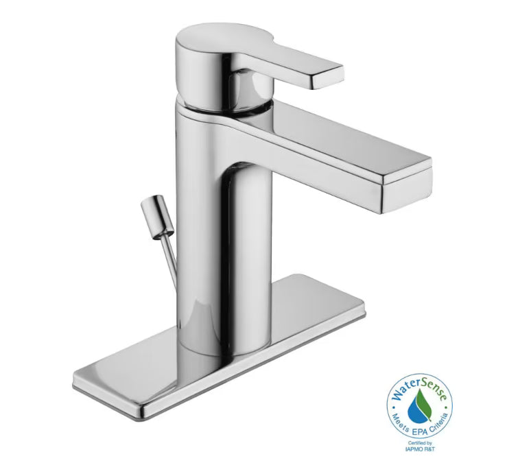Bathroom Faucet Glacier Bay Contemporary 1-Hole Chrome — Habitat for ...
