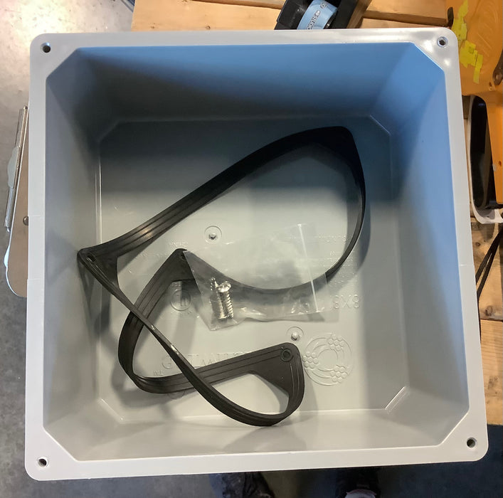 Southwire 8 x 8 x 4 PVC Junction Box - Grey (NEW)