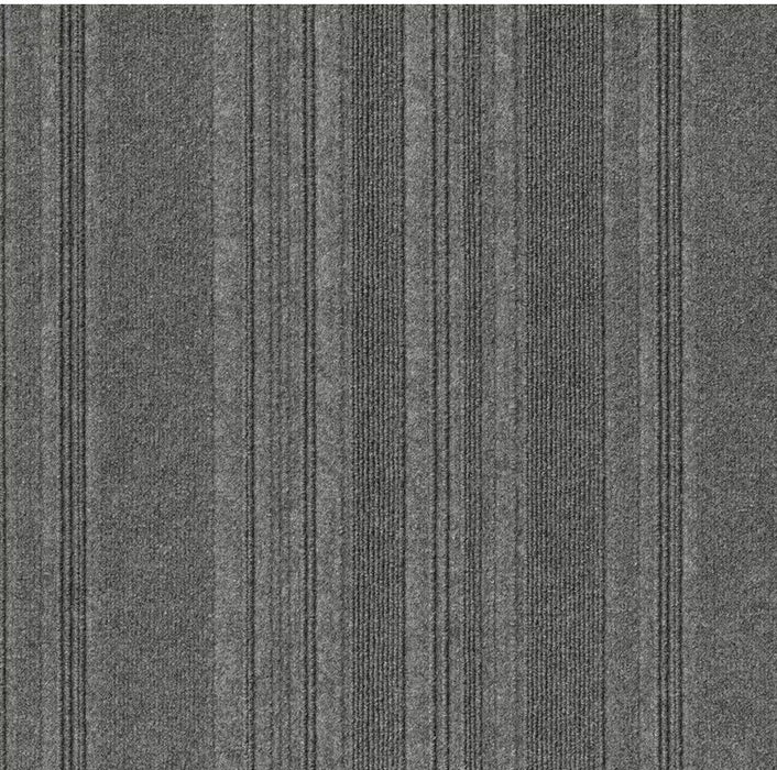 Foss Floors Barcode N66 Sky Grey 24-inch x 24-inch Carpet Tiles (15 Tiles / Case)
