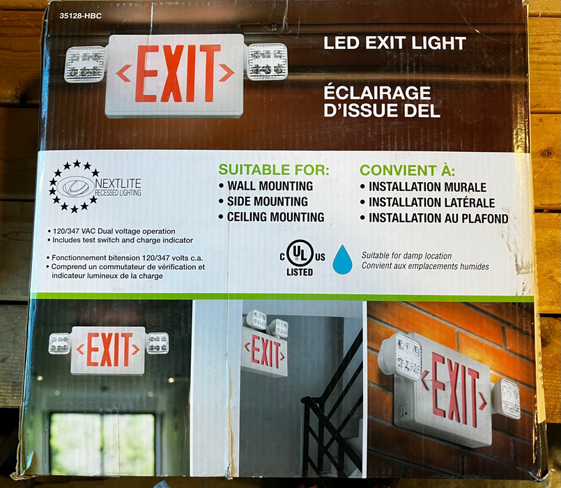 Nextlite 2-Light LED Exit Sign (NEW)