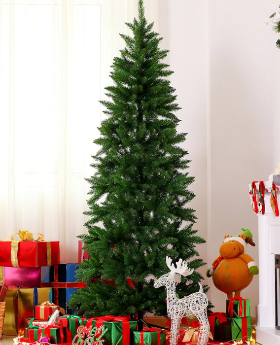 HOMCOM 6.9FT Artificial Christmas Tree Xmas Holiday Decor