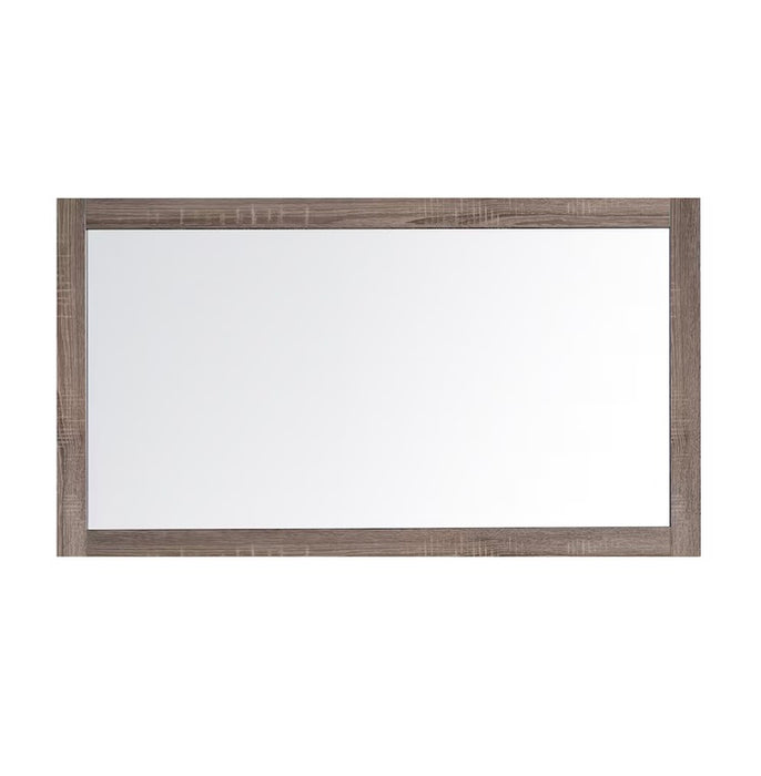 Nordic Canada Portofino Rectangle 60 inch Mirror in Soft Oak