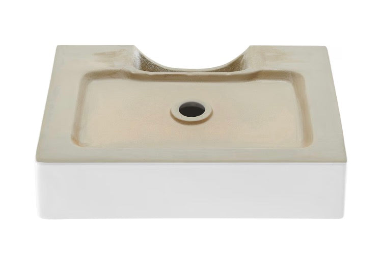 Swiss Madison Claire 20 inch Rectangle Ceramic Vessel Sink in White (new)