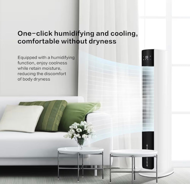 Vissani 3-in-1 Portable Evaporative Air Cooler, Tower Fan & Humidifier for 320 Sq. Ft. with Remote Control (new)