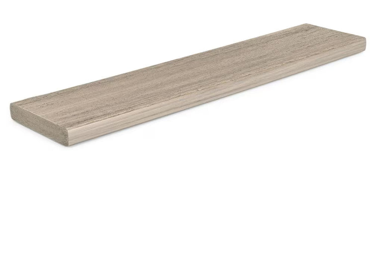 TimberTech Landmark Advanced PVC - 1 In. x 6 In. x 16 ft. - French White Oak Solid Composite Decking Board (New)