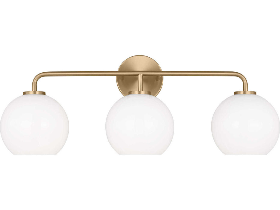 Generation Lighting Orley 3-Light Satin Brass Vanity Light (New)