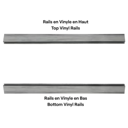 Creative Surfaces® 6' x 6' Vinyl Woodgrain Fence Panel Hazy Grey (Unassembled) (New)