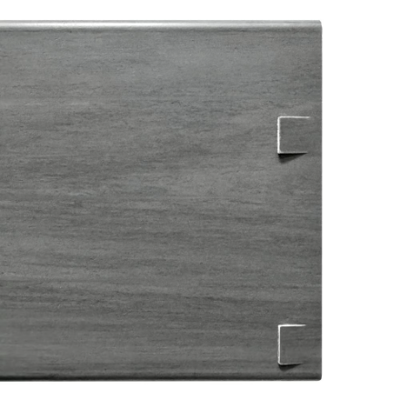 Creative Surfaces® 6' x 6' Vinyl Woodgrain Fence Panel Hazy Grey (Unassembled) (New)