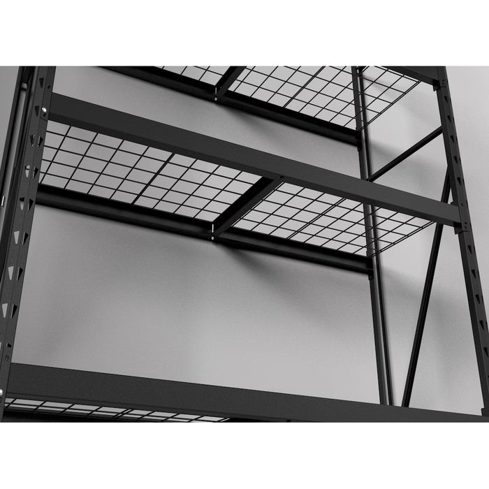 Husky 48-inch W x 4.25-inch H Metal (Steel) Beam and Brace Kit for Customizable Shelving Unit in Black (New)