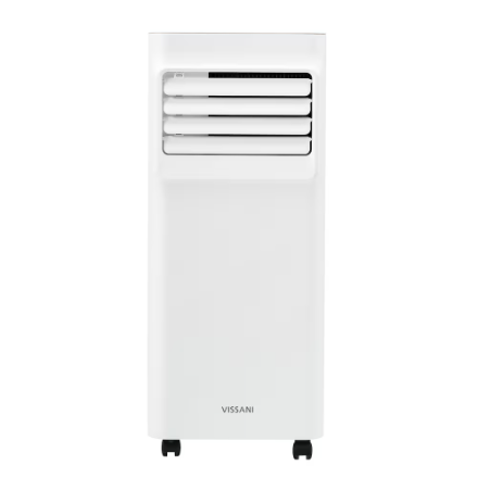 Vissani 10,000 BTU ASHRAE (7,000 BTU DOE/SACC) 3-in-1 Portable Air Conditioner, Fan & Dehumidifier with Remote Control Powered by Hubspace (New)