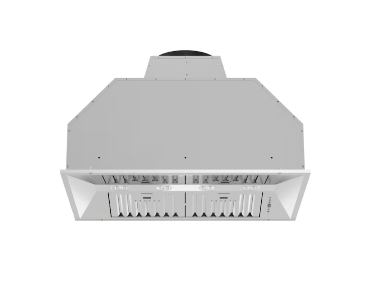 Forno Altilia 36-inch Insert Range Hood, 1200 CFM Double Motor, 4 Speed Control, All Stainless Steel