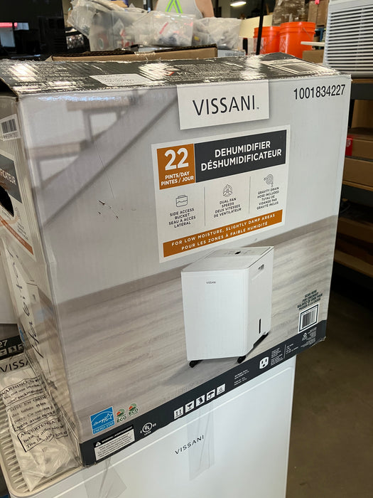 Vissani 22 Pint Dehumidifer
