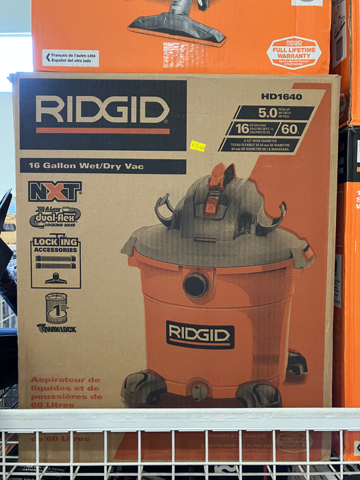 Ridgid 60L Wet Dry Shop Vac (new)
