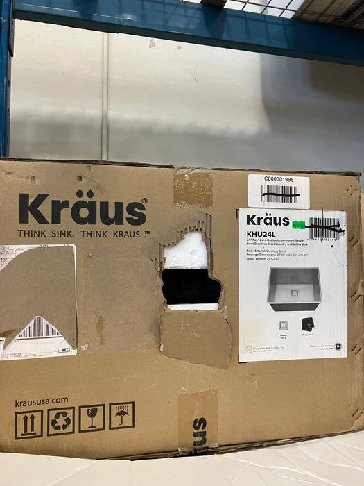 Kraus Stainless Steel Utility/Laundry Sink (new)