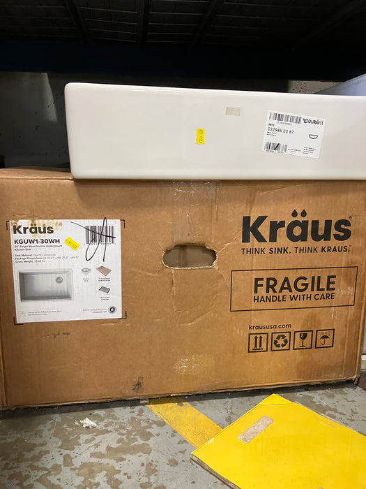 Kraus Granite 30" Workstation Kitchen Sink (new)