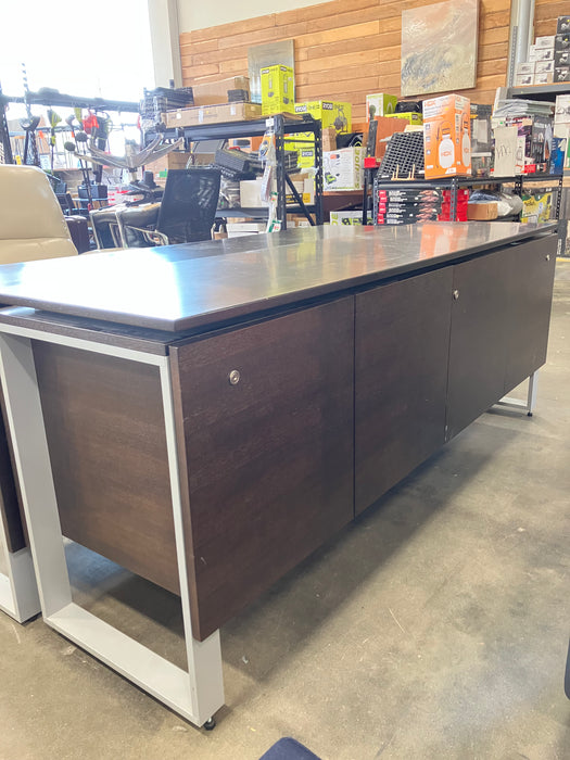 Dark Brown Wooden Sideboard