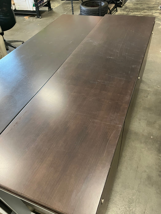 Dark Brown Wooden Sideboard