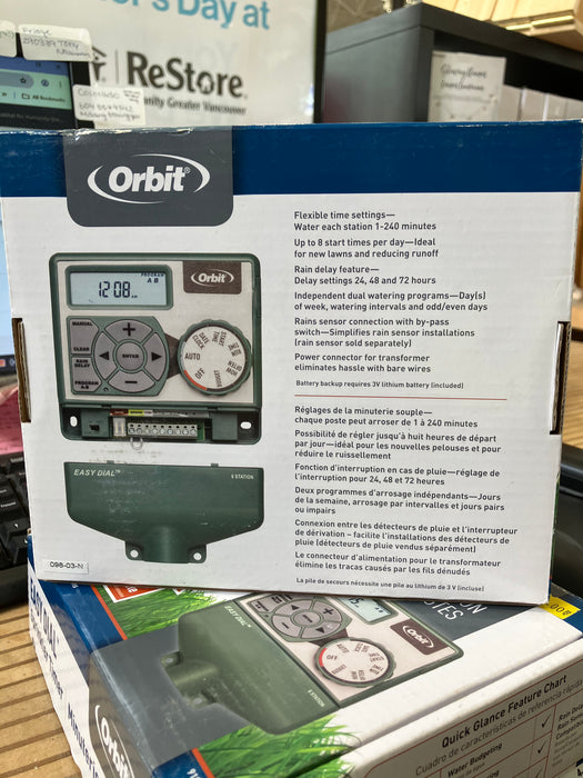 Orbit 6-Station Easy Dial Sprinkler Timer (new)