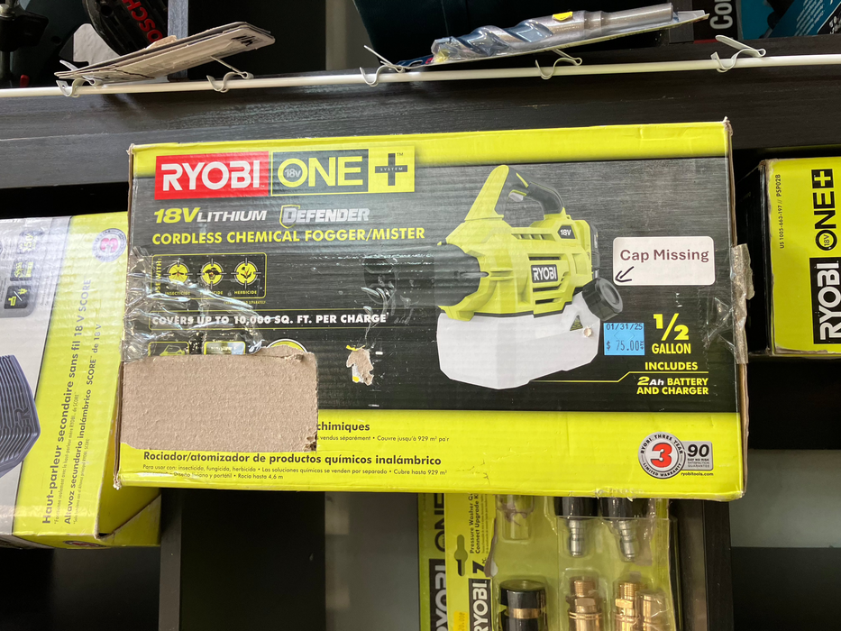 Ryobi Cordless Chemical Fogger (new)
