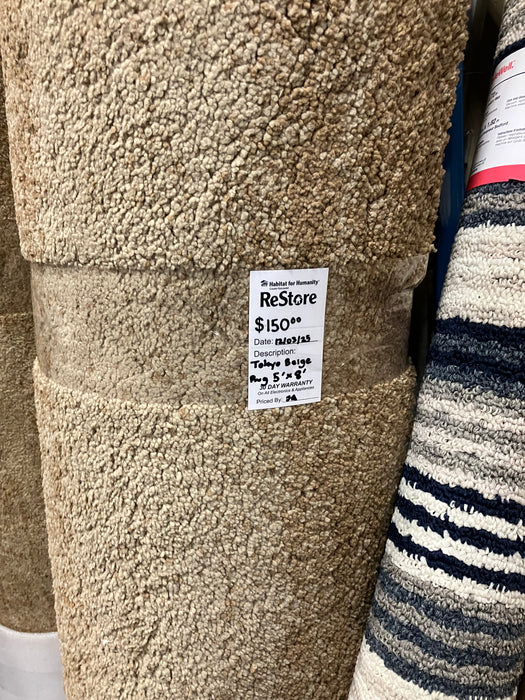 Tokyo Beige 5’ x 8’ Rug