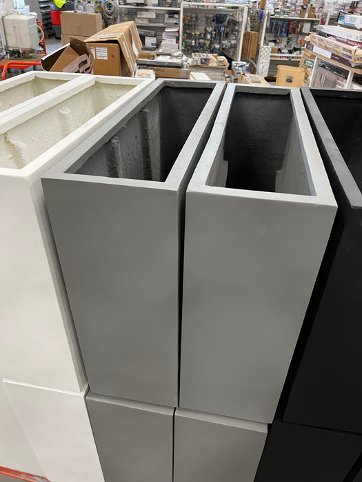 Modern Fiberglass Tall Planters (new)