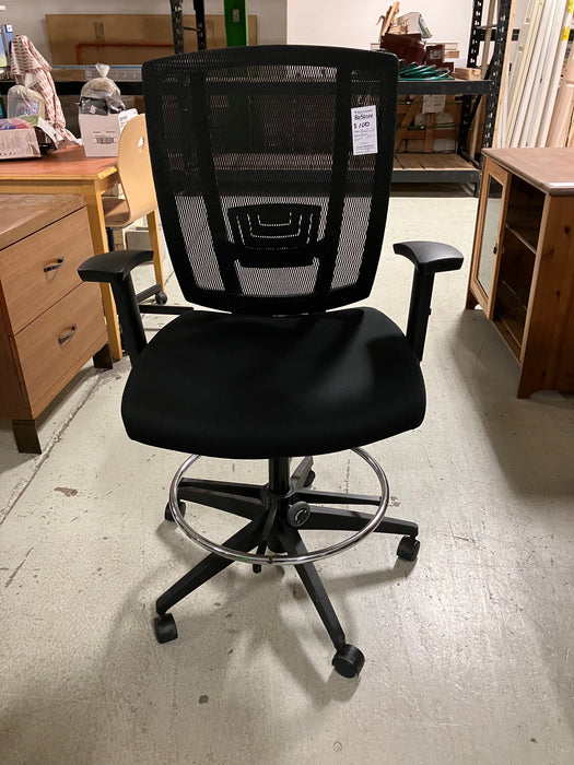 Black Office Chair - (used)
