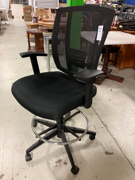 Black Office Chair - (used)